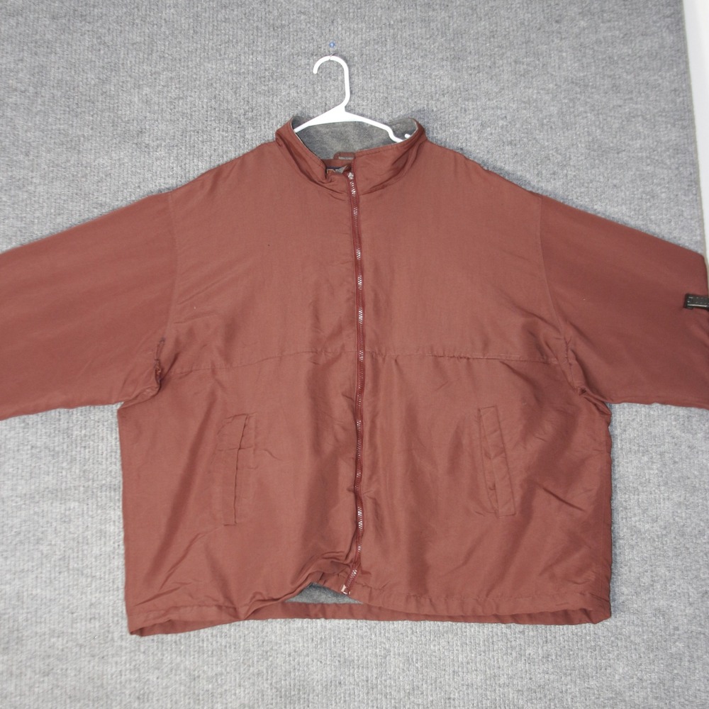 Duluth Trading Co Jacket Mens XXXL Brown Full Zip Nylon Workwear‎ Insulated